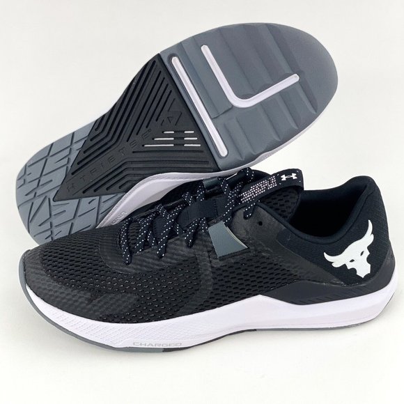 NEW Project Rock BSR 2 Black White Men's Sneakers Shoes Training - Picture 2 of 12